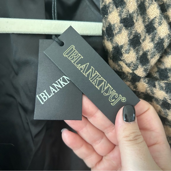 NWT Blank NYC Book Club Houndstooth Blazer Jacket - Picture 7 of 7